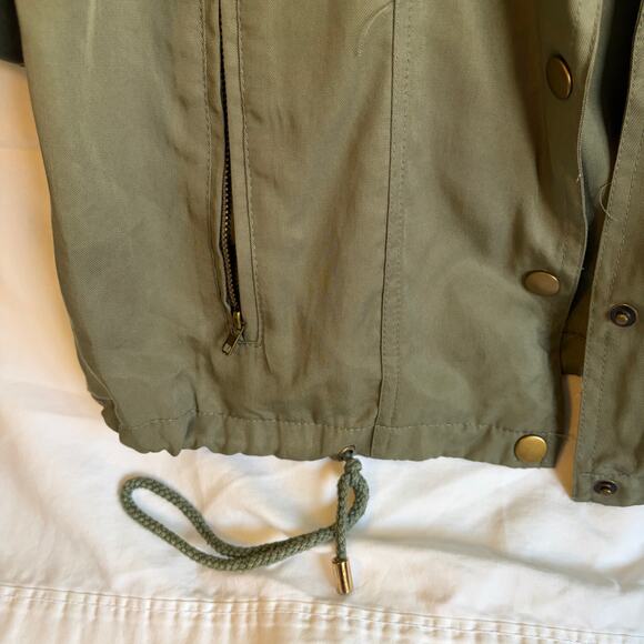 Market & spruce women’s 3/4 sleeve jacket. Olive green. Lightweight. Size XS - Picture 6 of 6